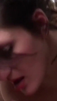 Slutty MILF gets a nice cock in her ass in the bowl