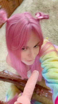 I'm Practicing Swallowing Cum on a Dildo.