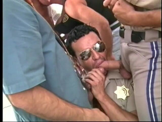 Gays Case: Horny cops with big cocks fuck civilians