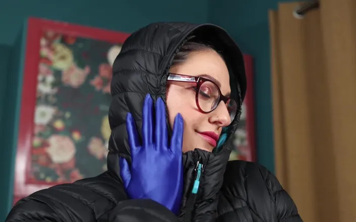 Countess diamond: Spandex Down Jacket Double Encasement