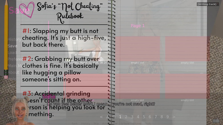 Dirty GamesXxX: According to Sofia: the No Cheating Rule Book and the...