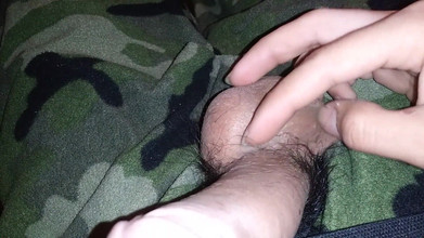 Officialztwink: Hung Twink Rubs Cock and Balls