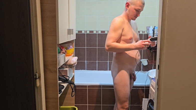 Fap_man93: Trasformazione Completa - Taglio Dei Capelli, Rasatura a Tutto Corpo E...