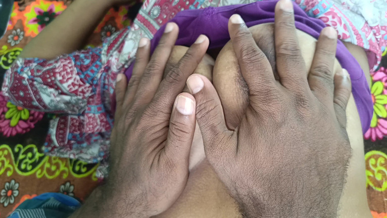 Palani69: Step Aunty Cute Breast Hot Romance