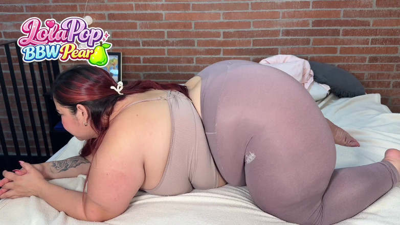 LolaPop BBW Pear: Big BBW Side Body Shake - Thick Ass &amp; Belly Jiggling Together