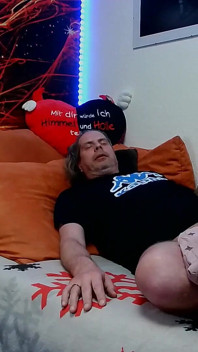 Blonde MILF with Huge Tits Jerks off His Cock Like a Milking Machine. Mega Cumshot Inside