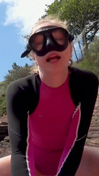 Dive Mask JOI: Stroke, Obey, and Cum for Me