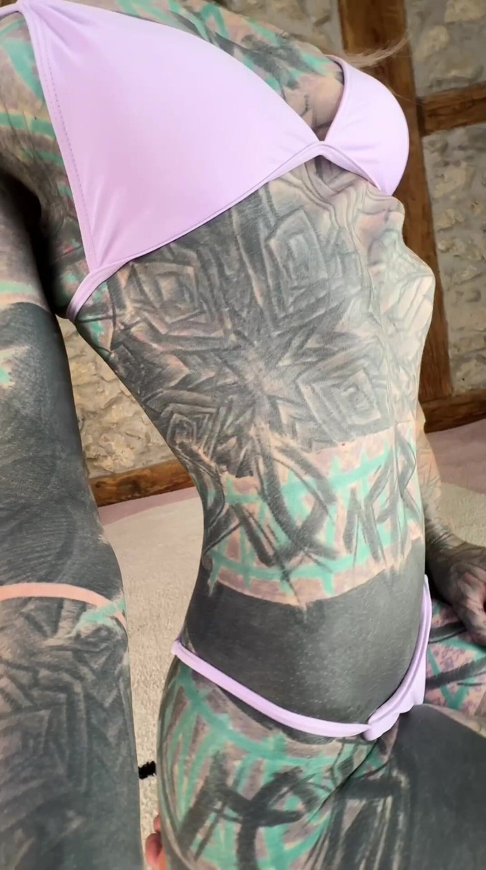 Anuskatzz: Do You Like My Inked Body?follow Me Now for More!