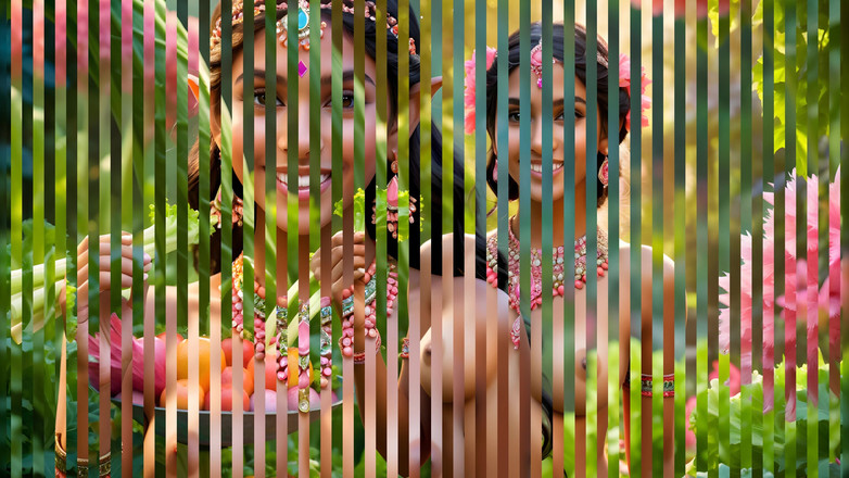 LustRender: Krásná velká prsa nahá indická elf holkasche