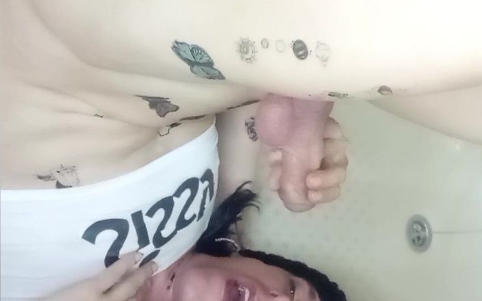 Penelopene27: Crossdresser Dirnk Pee and Cum in Hole