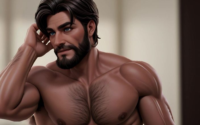 Erotic Man: Unreal Hunksハンサムな3D CGIの男性