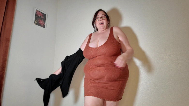 cutejayne: Neuk en bevrucht bbw-secretaresse na het werk