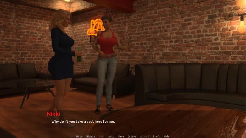 Dirty GamesXxX: La visita: show de striptease lésbico y eyaculación precoz inesperada...