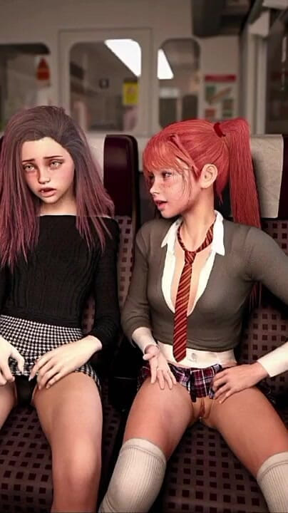 Dark Sam: Innocent 18 Plus Teens Are Fucked in a Train