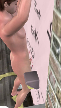 Animované 3D gay porno - pohledný muž saje ptáka glory hole na pánské toaletě