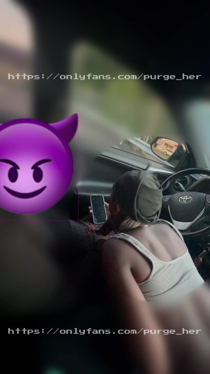 Purge_her: Cars Pass by While She Suck My Dick