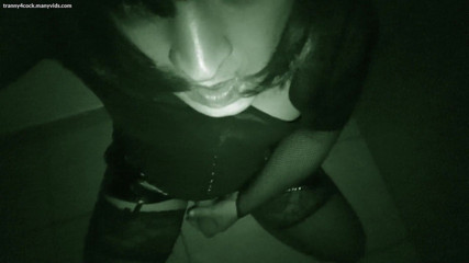 Tranny 4 cock: Night shot - glory hole - escapades 1