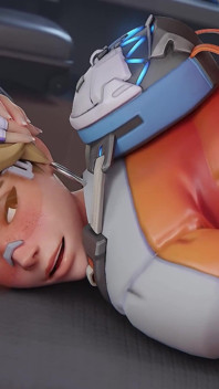 Tracers dicker arsch bekommt großen schwanz anal gefickt, Overwatch-porno