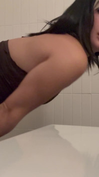 Peeing in Bathroom