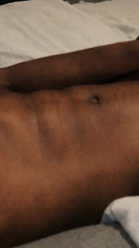 Striptease Stroking My Big Hard Black Cock Cumshot