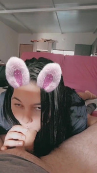 Sucking Cock with Snap Filter