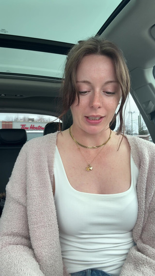 Nadia Foxx: Tim Hortons Drive Thru'da boşalıyor!