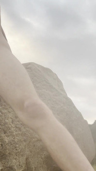 Gay Twink Fucking Ass with Dildo at Public Beach
