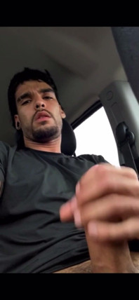 Wanking in the Car