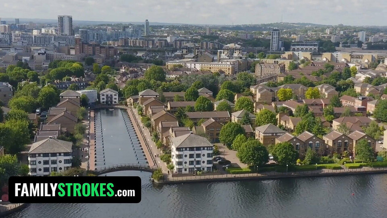 Family Strokes: Busty Stepmom Ember Masturbates While Her Tiny Asian Stepdaughter Gets...