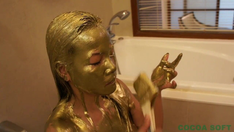 Cocoa Soft: This is the 4th in the world metallic body painting series