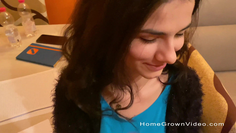 Homegrown Video: Cute Sofia Gets a Facial