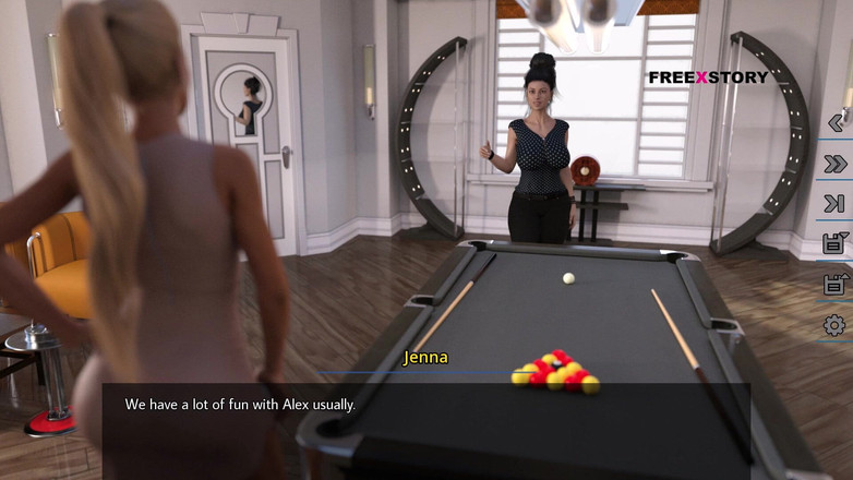 3D Cartoon Porn: Sogni di desiderio - jenna scuote il cazzo di Alex davanti...