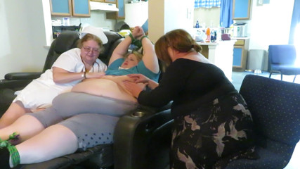 BBW nurse Vicki adventures with friends: Ssbbw damsel is preyed on my 2 BBWs