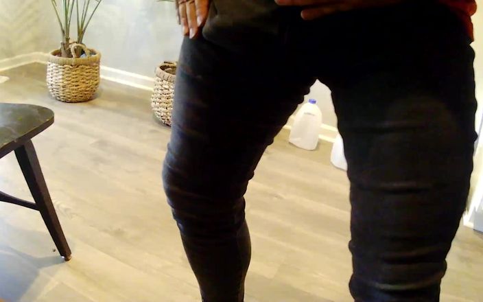 Dick Pants: Svarta byxor höger ben