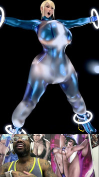 Samus Cums in Her Tight Skin Suit so Much, She Made Herself Into a Nice Warm Cummy Condom