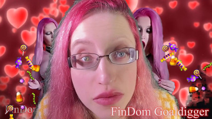 FinDom Goaldigger: Orange lipstick transformation for the sweater