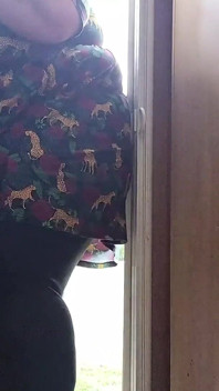 SSBBW Vs Tiny Caravan Doors