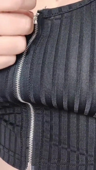 A Slow Sensual Unzip of My Top