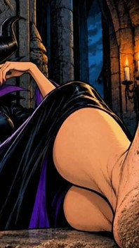 Maleficent's vuile voeten - experimentele tekenfilmvoetfetisj
