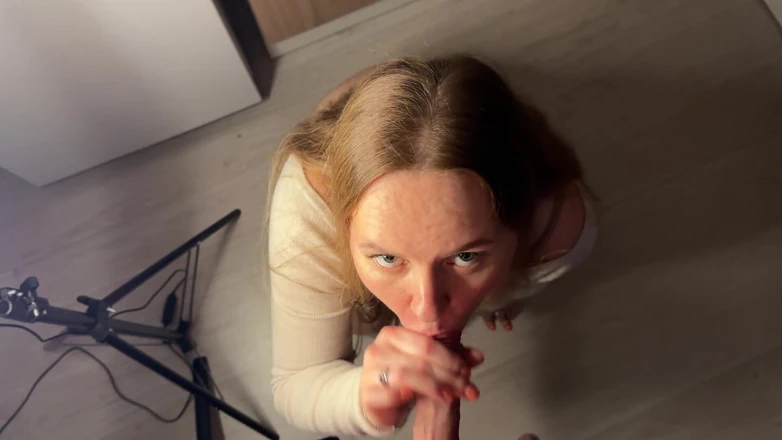 Oh, No! I Cheated on My Husband with His Friend Again! Cum on My Leather Skirt.