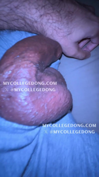 Fresh Moist Foreskin with Precum