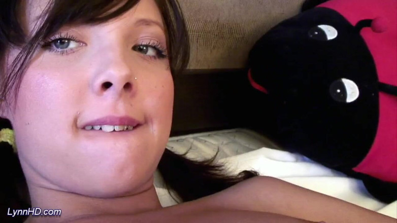 Goldwin pass: Cute young German pigtail teen filming her own masturbating