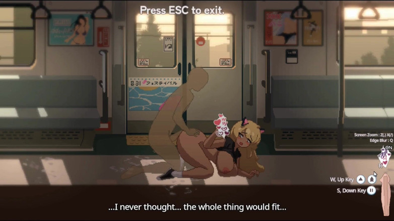NSFWOtaku: Juego hentai - train45 - escena completa de la galería hentai mai