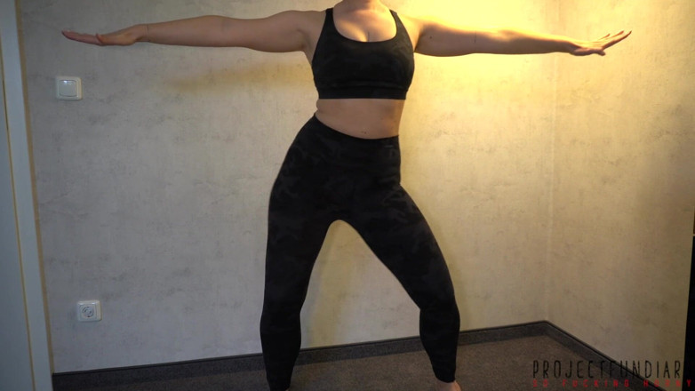 Projectsexdiary: Tajta yogabyxor flicka blir het creampie