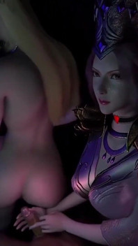 女王と王女の誘惑 - 変態3D無修正V255
