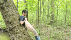 Masturbation Station: Wandern wird zu einer kompletten strip-stroke-session