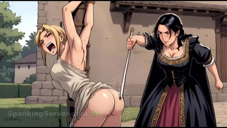 SpankingServer - AI: ลงโทษสาวปราสาท Ai001c