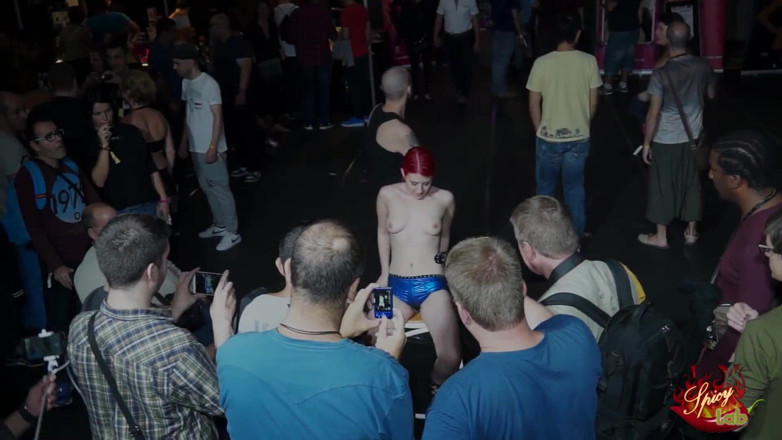 Spicy Lab Production: Public fuck among the people