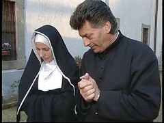 Shemale World: A dirty nun involved in an orgy with a shemale
