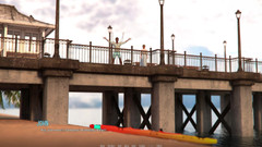 3D Cartoon Porn: Domino Beach 1 - John rettet das leben eines mannes am strand,...